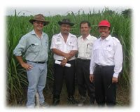Peter with local irrigation managers